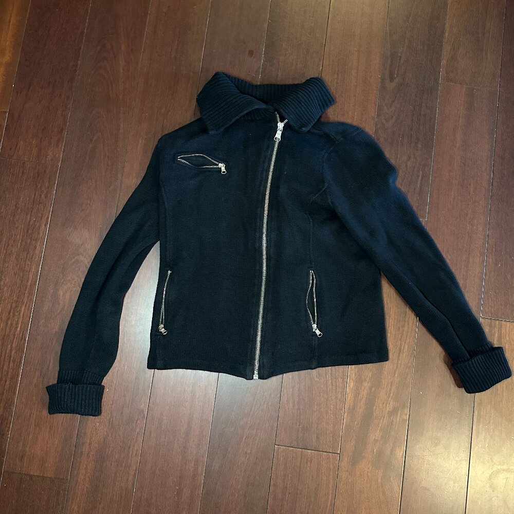 Lauren Ralph Lauren Jeans Co. Zip-Up Jacket – Size M – Black (Unisex)